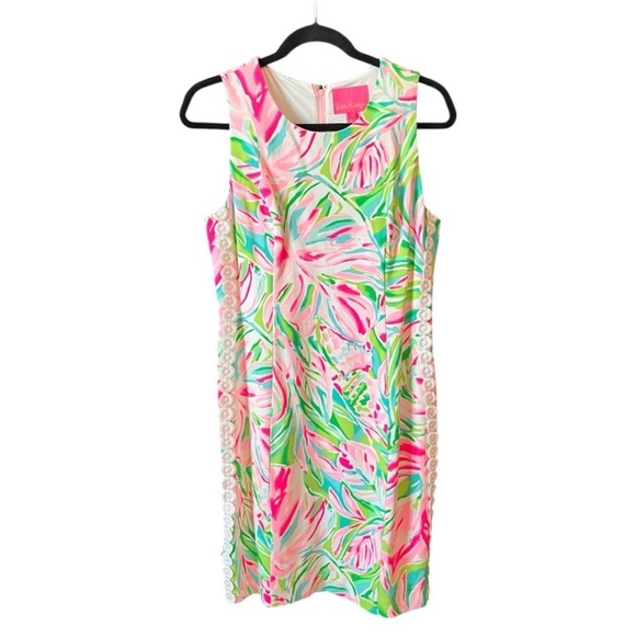 Lilly Pulitzer Mila shift dress Croc my World Sz 2 - EUC - Picture 2 of 5